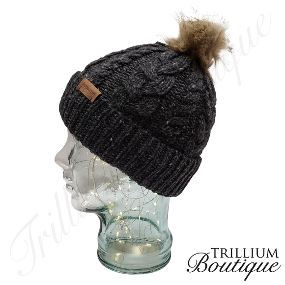 PENDLETON Women's Merino Wool Blend Cable Knit Hat & LUCKY BRAND Boot Socks NWT - Picture 4 of 8